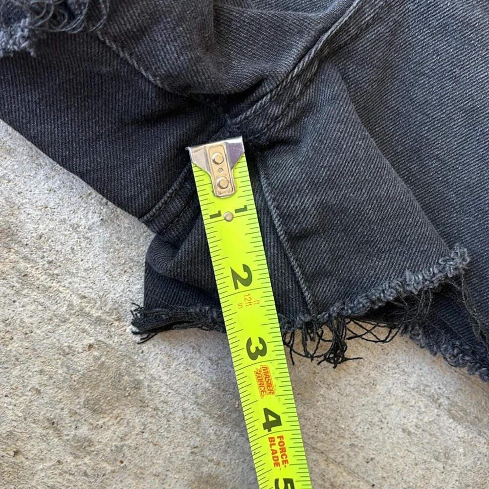 No Boundaries Black Wash Jean Shorts